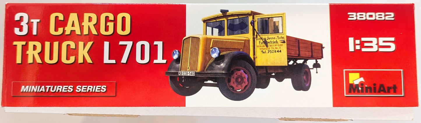 Mini Art 1/35 L701 German 3-ton cargo truck MA38082