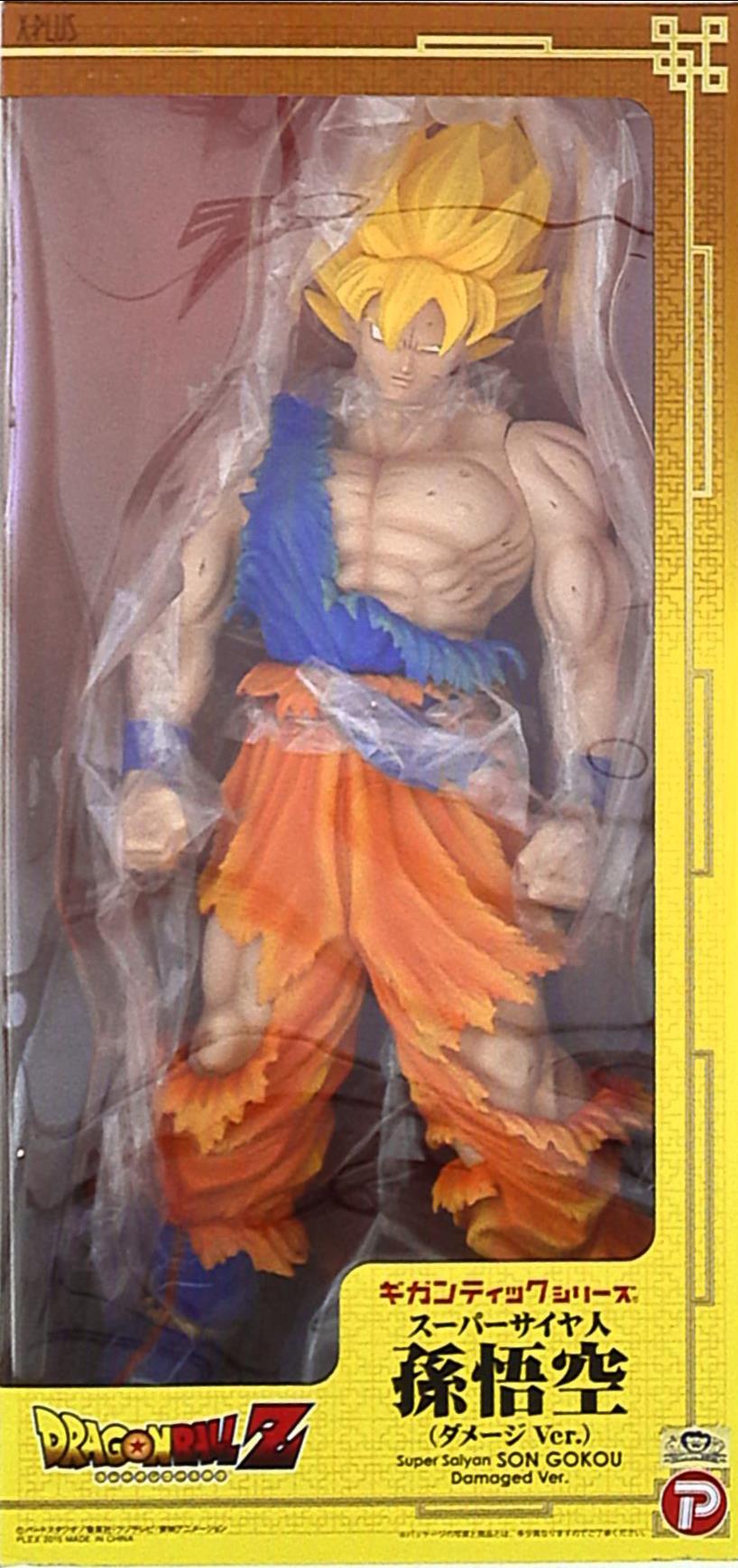 X-Plus Gigantic Series Super-Saiyan Son Goku Damage Ver.