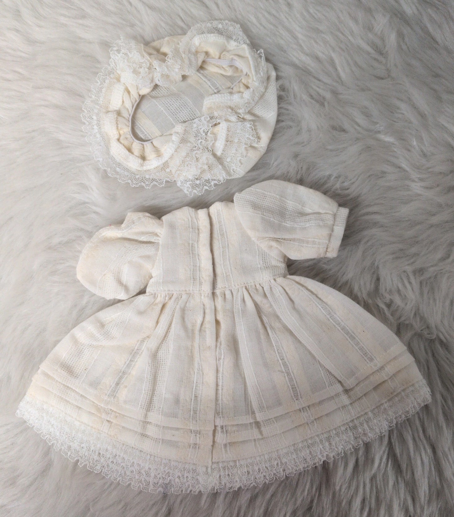 Doll outfit, MDD size, dress with hat