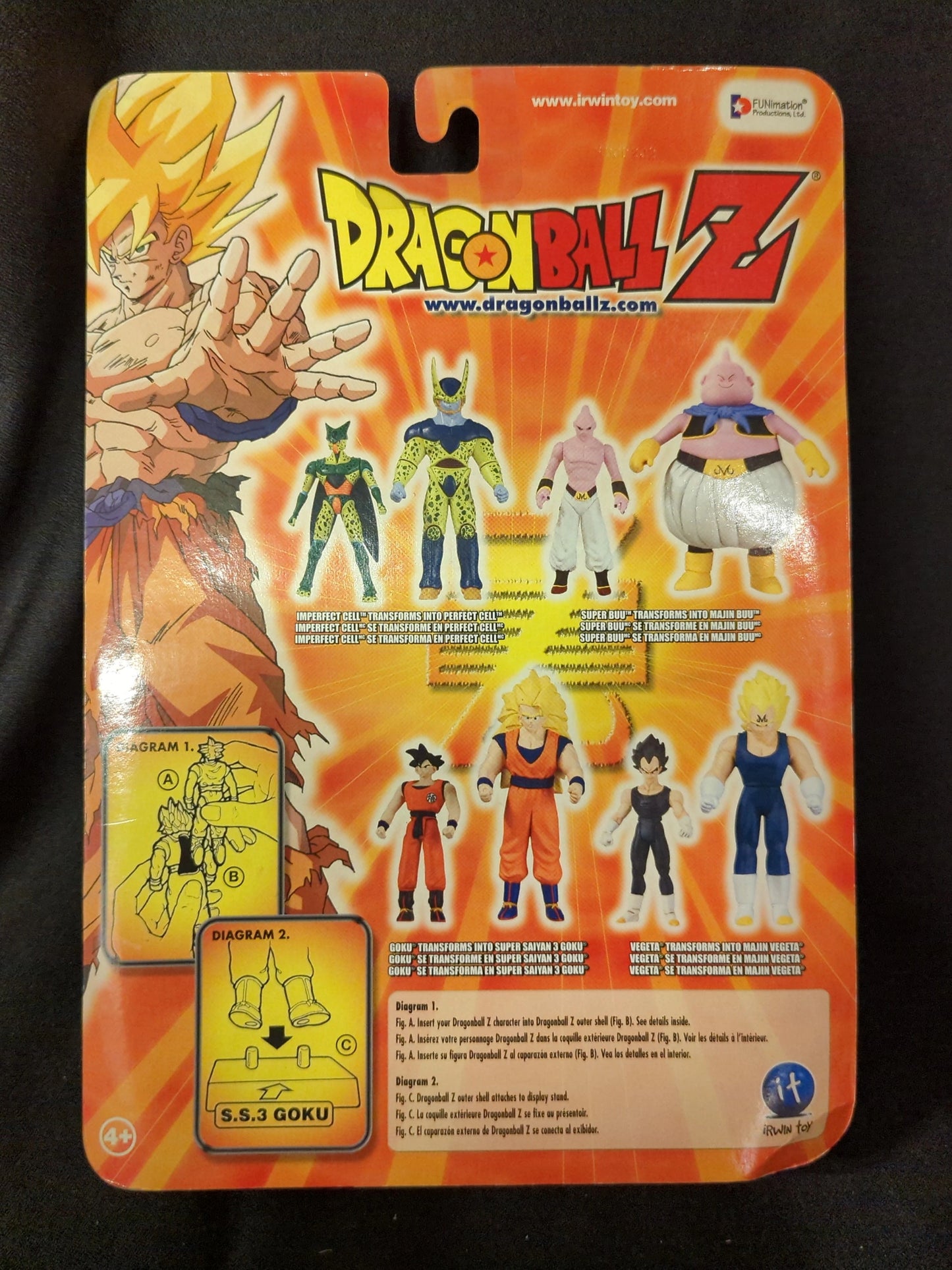 IRWIN SECRET SAIYAN WARRIORS GOKU/SS3 GOKU