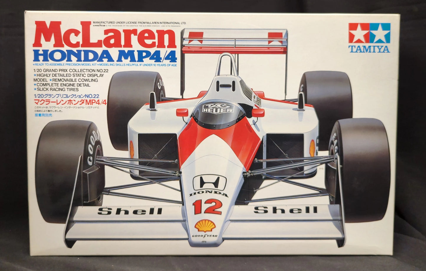 Tamiya 1/20 Grand Prix Collection No.22 McLaren Honda MP4/4 with Marlboro decal 20022