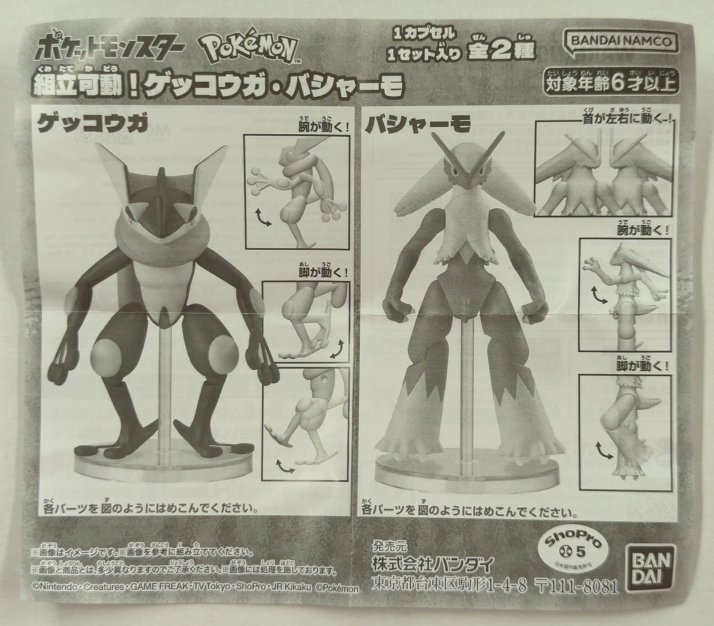 RFTERM0TOKEN Assemble and Move! Greninja & Blaziken RFTERM1TOKEN Blaziken