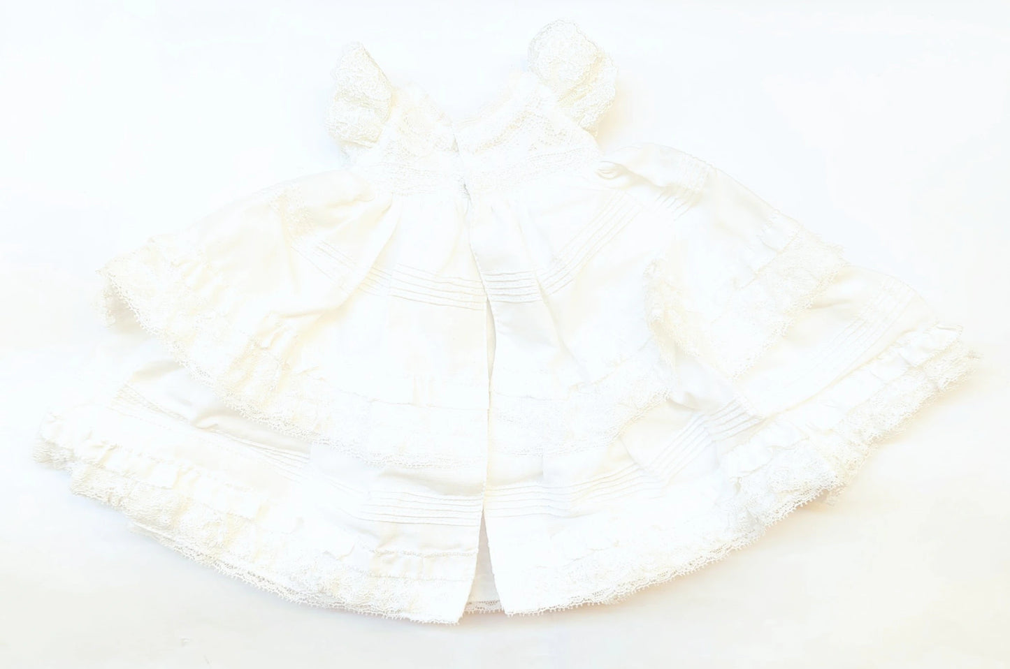 Doll outfit by Dolce vita, size 40-50cm (MSD, Obitsu 50, etc.), pintuck A-line dress
