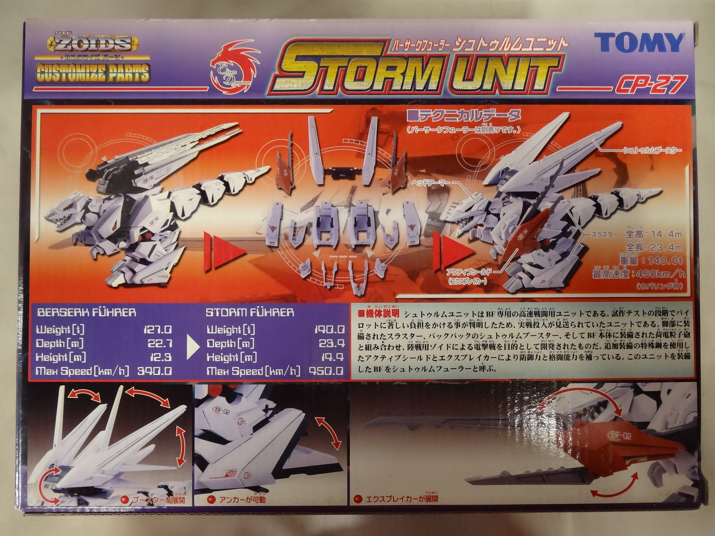 Tomy personalizza i pezzi dell'unità Sturm CP27