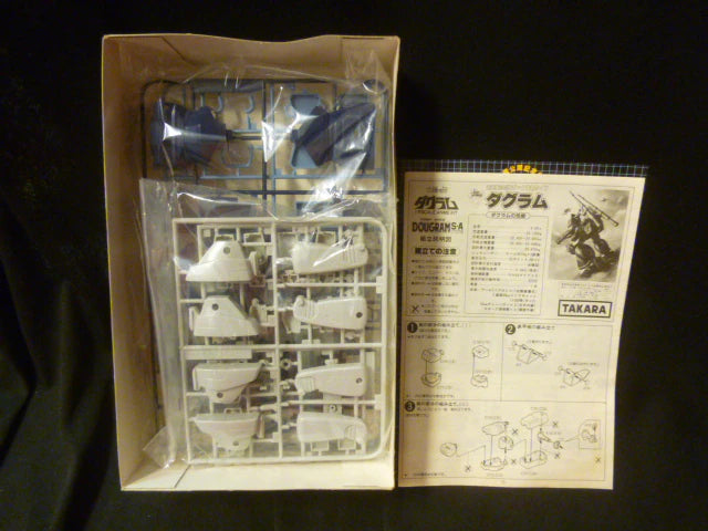 Takara Dougram 1/72 Scale Anime Kit Double Anti-Aircraft Gun Rucksack Dougram (Movie Commemorative Edition/ Original Box)/1/72SAK 22