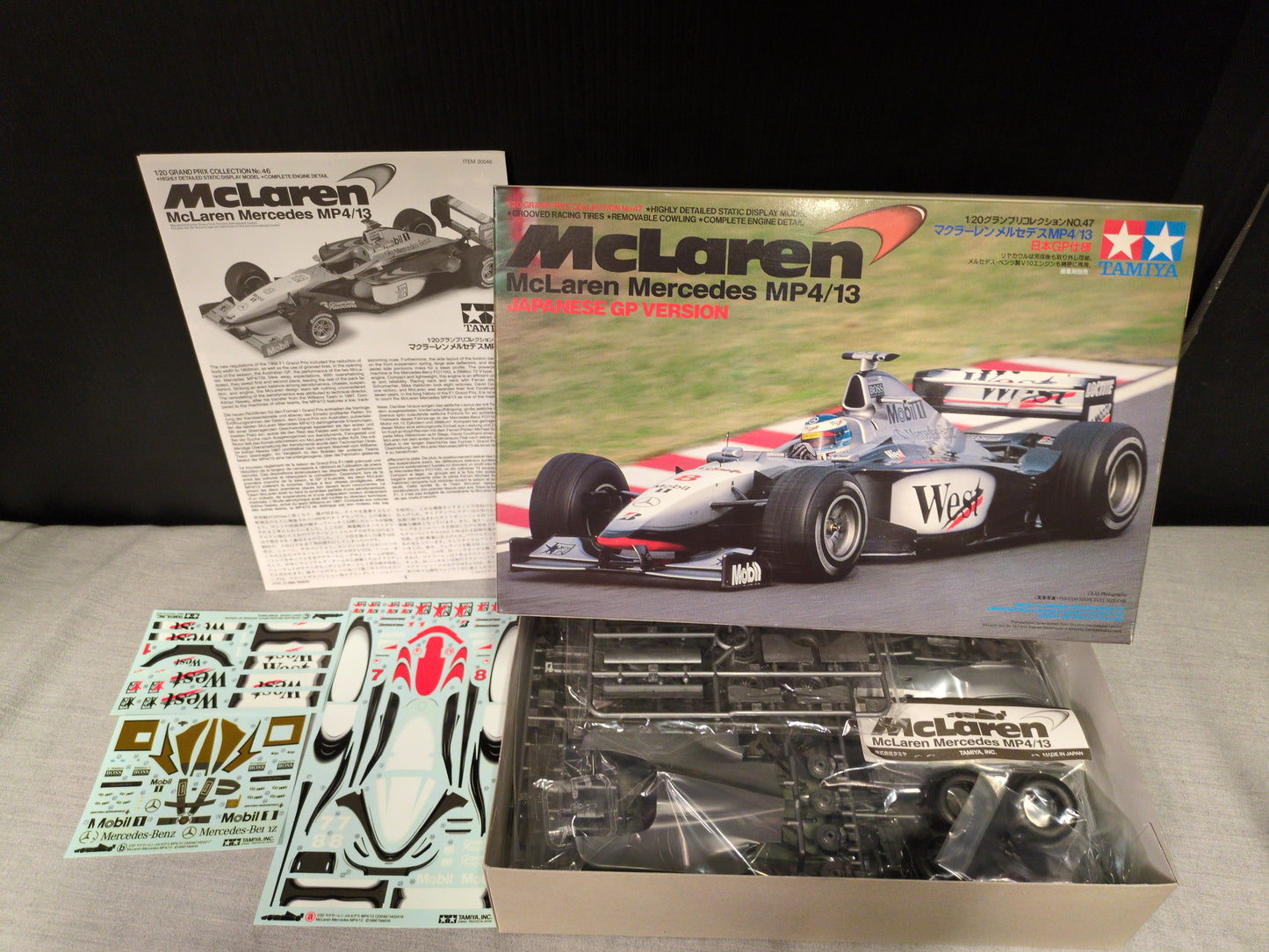 Tamiya 1/20 Grand Prix Collection McLaren Mercedes MP4/13 Japan GP Specification 47