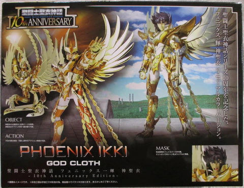 BANDAI Saint Seiya Myth Cloth Masami Kurumada Phoenix Ikki God Cloth 10th Anniversary Edition