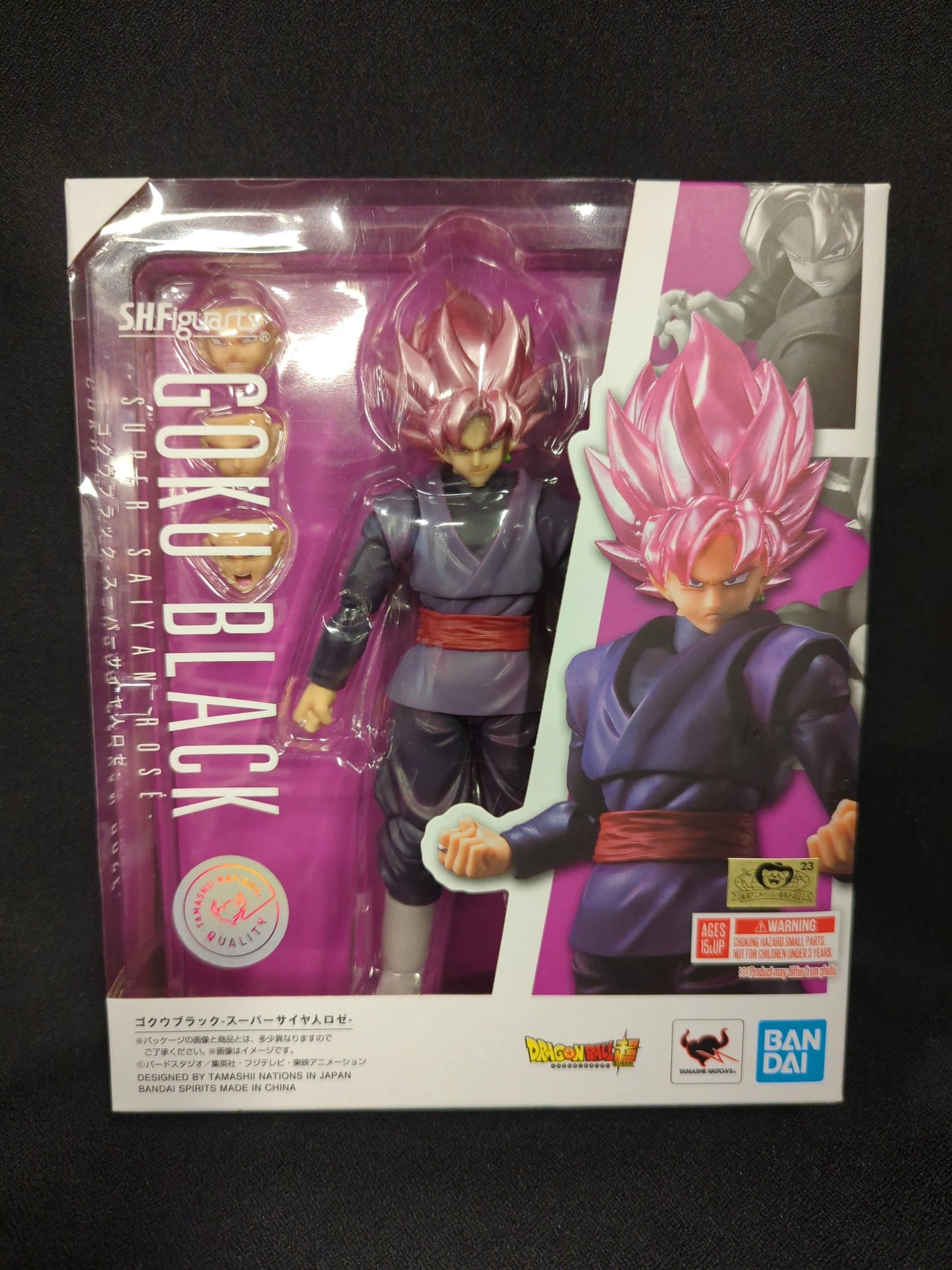 Bandai Spirits SHFiguarts Goku Black - Super-Saiyan Rose - Bandai Spirits version