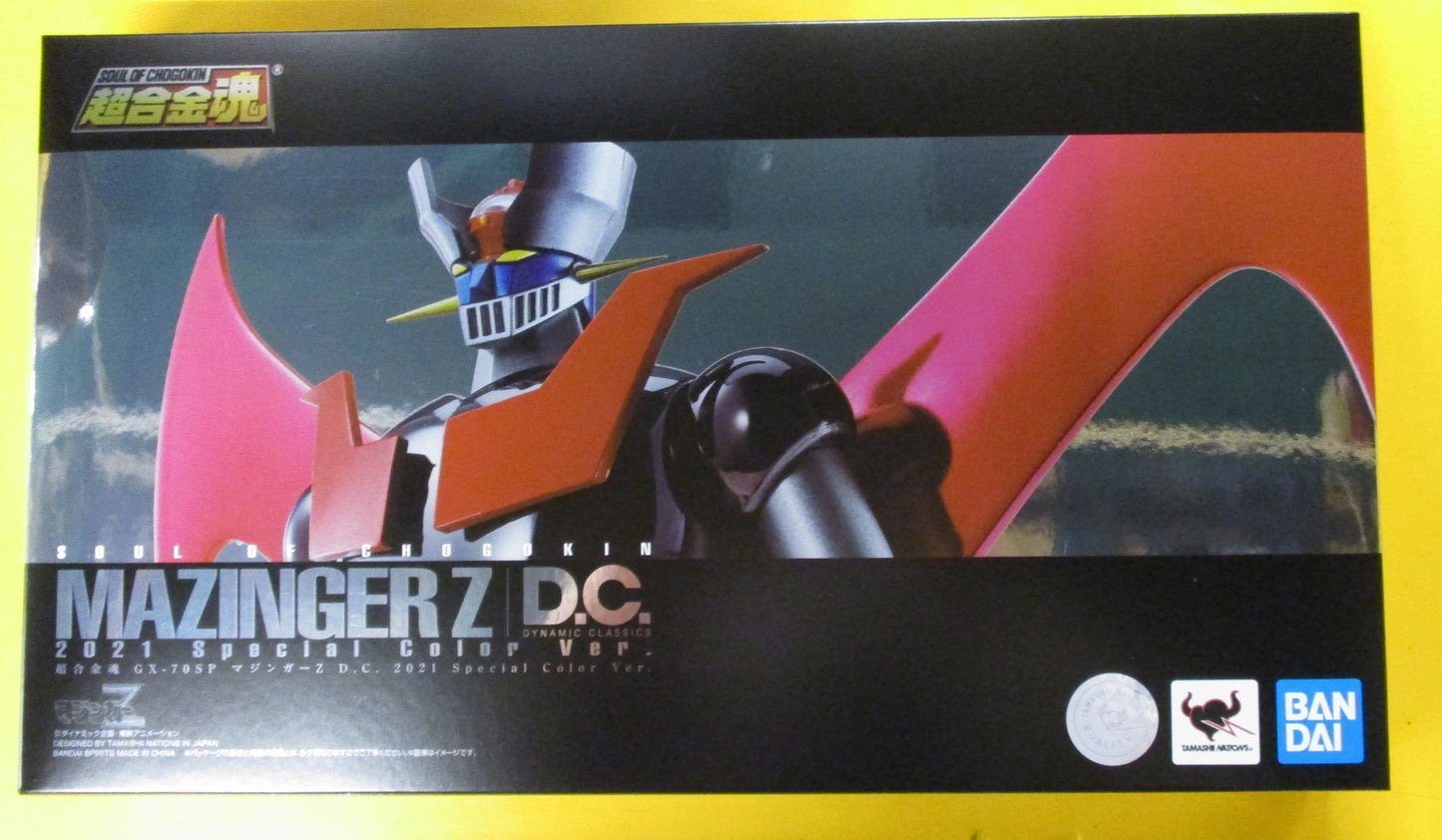 Bandai Spirits Soul of Chogokin Mazinger Z DC 2021 Special Color Ver. GX70SP