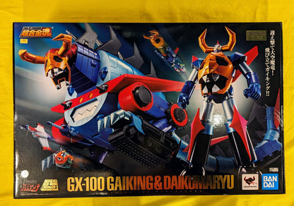 Bandai Soul of Chogokin Gaiking and Daiku Maryu With First Edition Bonus Item GX100