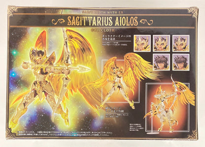 BANDAI Saint Seiya Myth Cloth EX Sagittarius Aiolos (God Cloth) With The First Edition Bonus Item