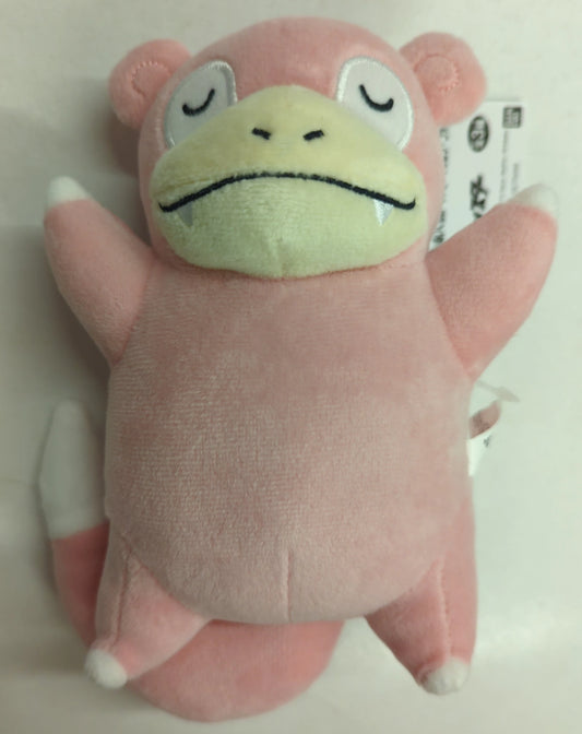 Bandai Spirits Relaxing Time Plush Stuffed Toy Slowpoke, Marill, and Fennekin Pokemon Slowpoke