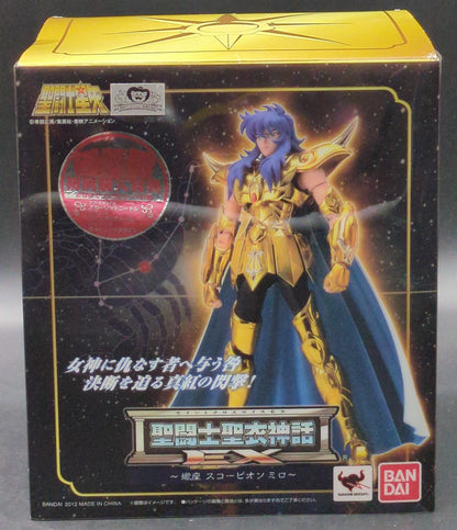 BANDAI Saint Seiya Myth Cloth EX Masami Kurumada Scorpion Milo First edition version Effect With Bonus