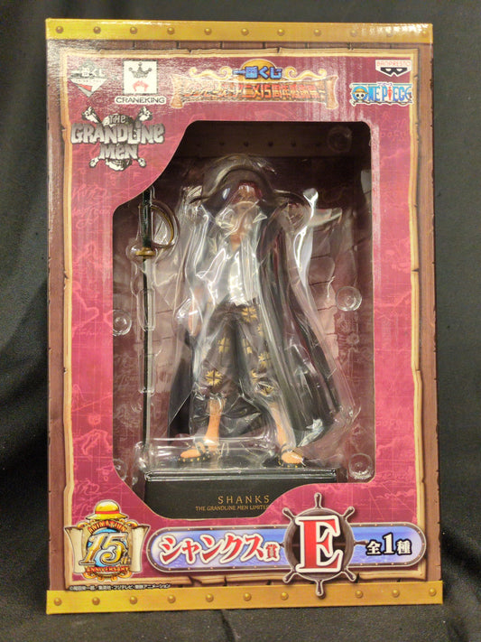 Banpresto - Ichiban KujOne Piece Anime 15th Anniversary Thanksgiving Shanks Prize Grandline Men