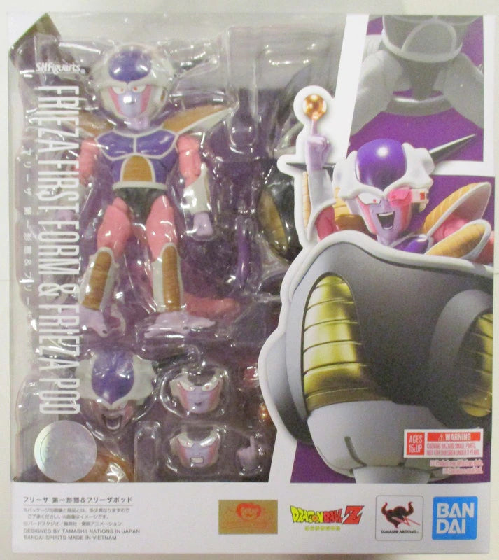 BANDAISPIRITS SHFiguarts Dragon Ball Z Frieza 1st Form and Frieza Pod