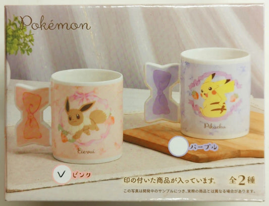 Sega Platinum Zakka Ribbon Mug Cup Pokemon Pink