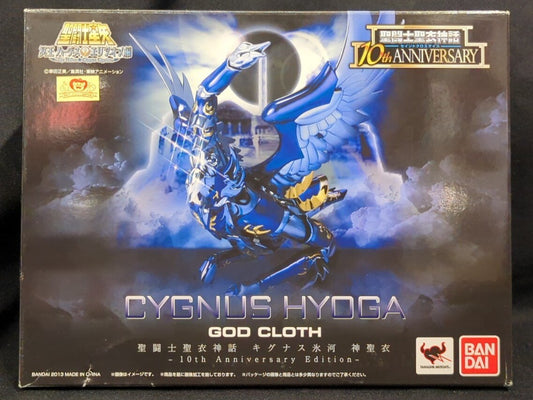 BANDAI Saint Seiya Myth Cloth Masami Kurumada Cygnus Hyoga God Cloth 10th Anniversary Edition