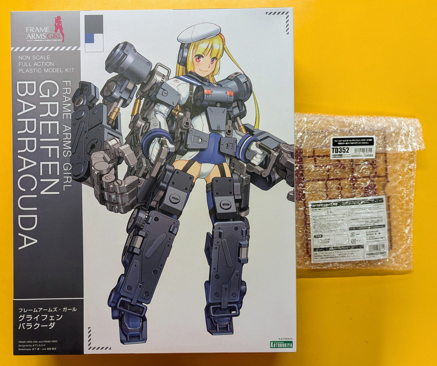 Kotobukiya - Frame Arms Girl Greifen Barracuda (Kotobukiya Shop Limited Edition With Bonus)