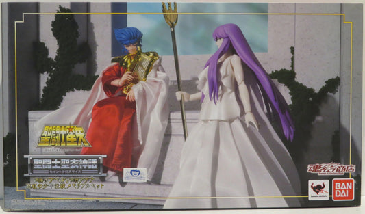 BANDAI Saint Seiya Myth Cloth Masami Kurumada Sun God Abel and Goddess Athena Legend of Crimson Youth Memorial Set