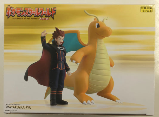 Bandai Pokemon Scale World Kanto Region Wataru and Dragonite