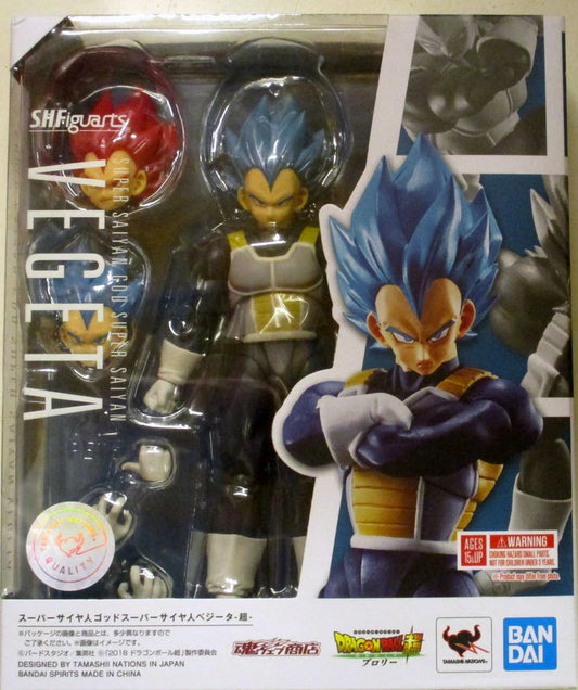 BANDAI SPIRITS SHFiguarts Super Saiyan God Super-Saiyan Vegeta