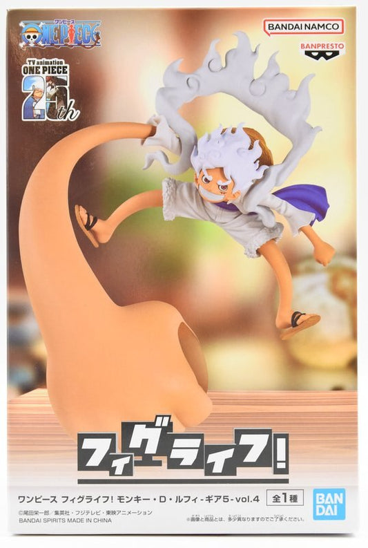 Bandai Spirits Fig Life!  One Piece Monkey D Luffy -Gear 5- vol.4