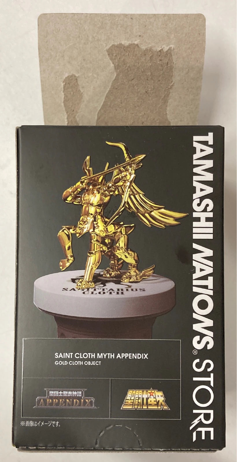 BANDAINAMCO/BANDAISPIRITS Saint Seiya Myth Cloth APPENDIX Masami Kurumada Cancer Gold Cloth Object Resale Edition