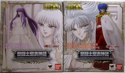 BANDAI Saint Seiya Myth Cloth Masami Kurumada Sun God Abel and Goddess Athena Legend of Crimson Youth Memorial Set