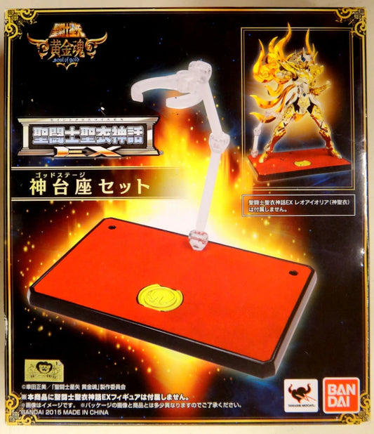 Bandai Saint Seiya Myth Cloth EX Masami Kurumada God base stand set