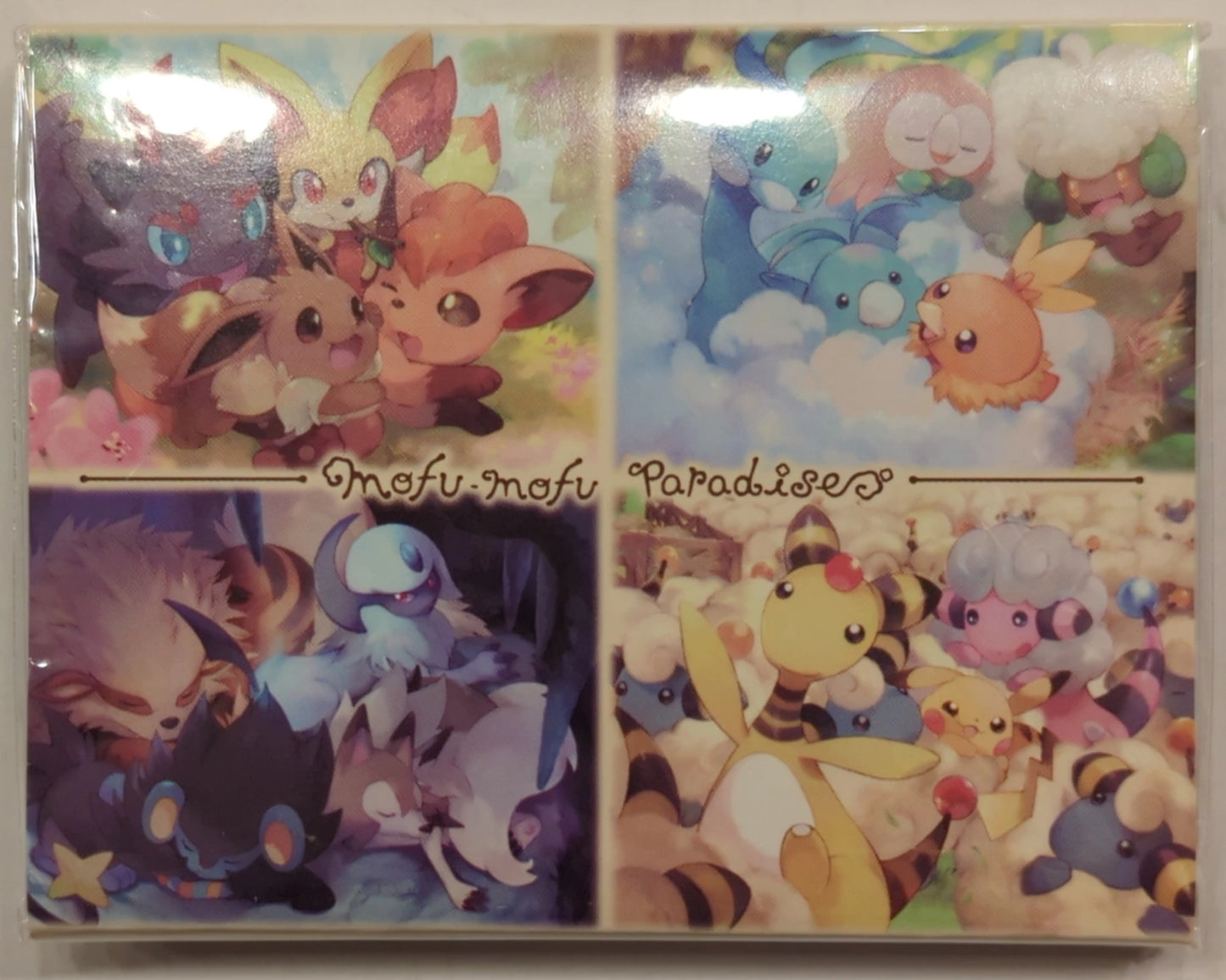 Pokemon MOFU-MOFU PARADISE Pocket Monsters Book Type Label