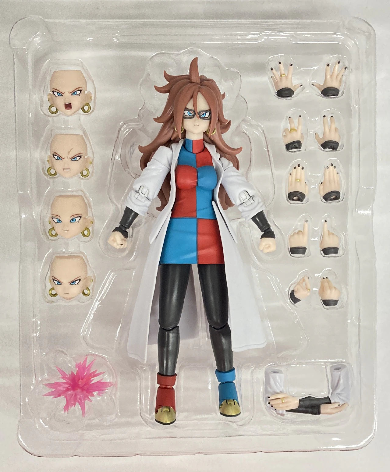 Bandai Spirits S.H.Figuarts Dragon Ball FighterZ Android 21 (White Coat)