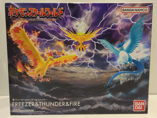 Bandai Pokemon Scale World Kanto Region Articunoand Zapdos, and Fire