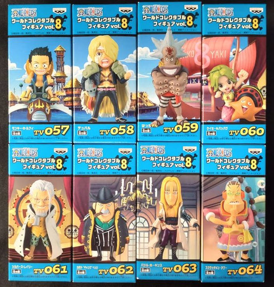 Banpresto WCF One Piece vol.8 Complete 8 Piece Set