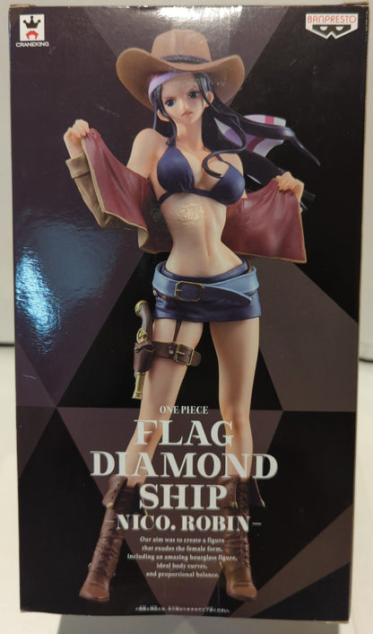 Banpresto FLAG DIAMOND SHIP NICO.One Piece Robin