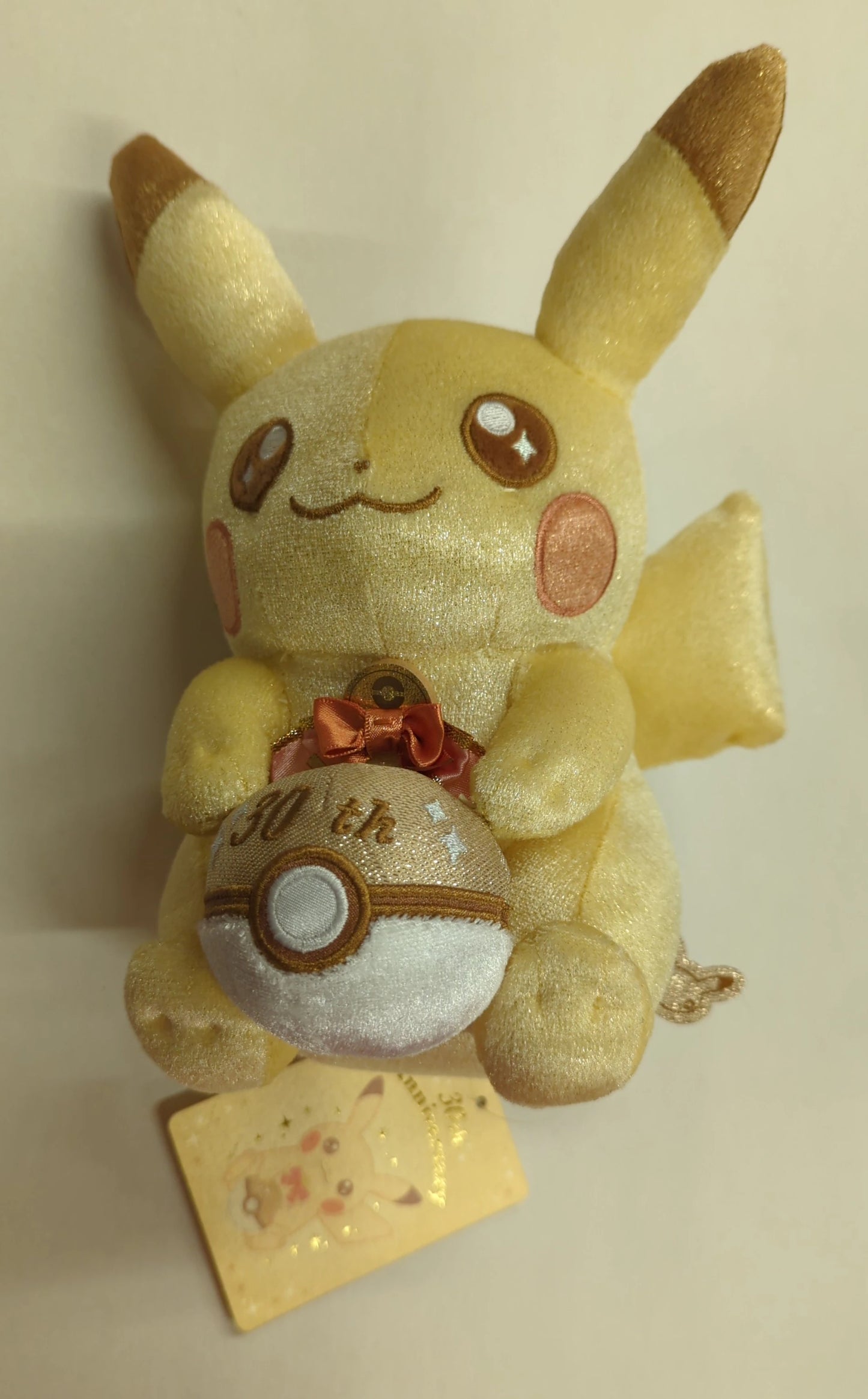 Pokemon 30th Anniversary Plush Toy: Pikachu !