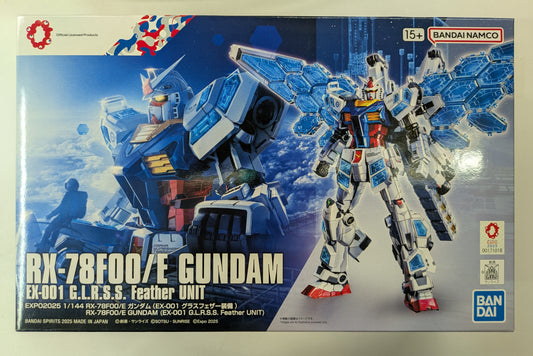 BANDAI SPIRITS 1/144 Scale Osaka Kansai Expo GUNDAM NEXT FUTURE PAVILIO RX-78F00/E Gundam (EX-001 Glass Feather Equipped)