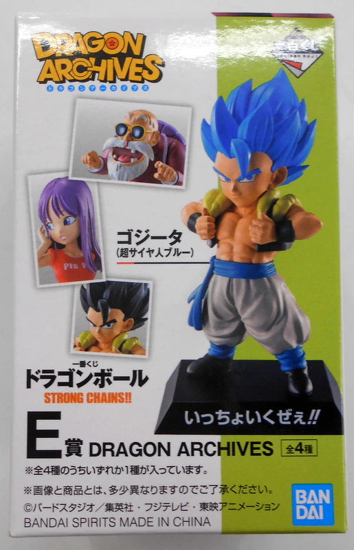 Bandai Spirits Ichiban Kuji Dragon Ball STRONG CHAINS !! E-Prize Gogeta (Super Saiyan Blue) DRAGON ARCHIVES