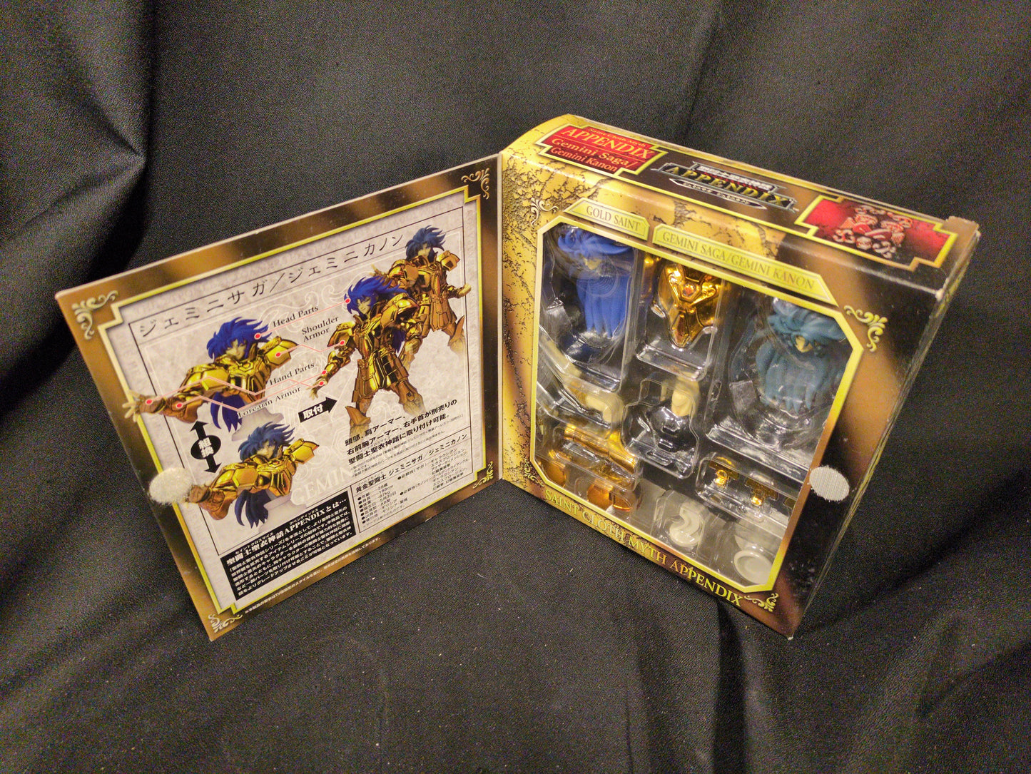 BANDAI Saint Seiya Myth Cloth APPENDIX/ Appendix Masami Kurumada Gemini Saga Gemini Kanon