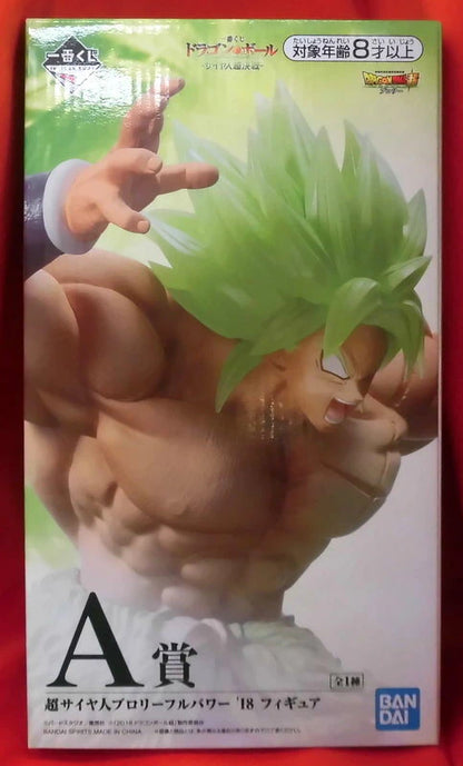 RFTERM0TOKEN Ichiban Kuji Dragon Ball Saiyajin Super Battle A Prize Super Saiyajin Broly Full Power 18 Figur
