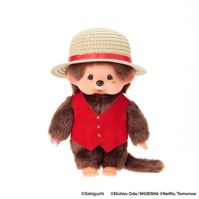 ★Tout neuf★ Sekiguchi Monchhichi x Netflix ONE PIECE Saison 2 Luffy Monchhichi Taille S