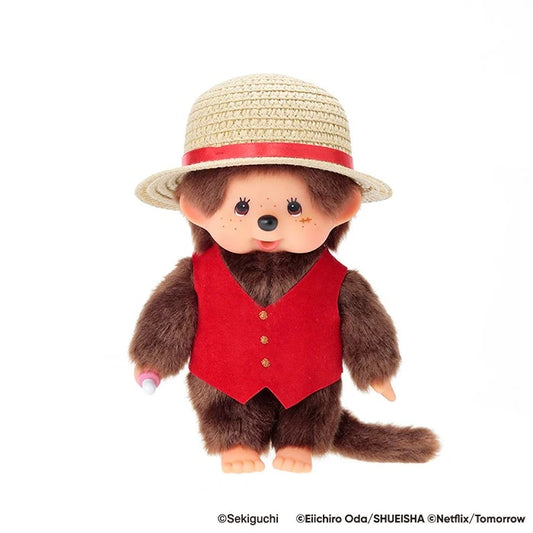 ★Brand New★ Sekiguchi Monchhichi x Netflix ONE PIECE Season 2 Luffy Monchhichi S Size