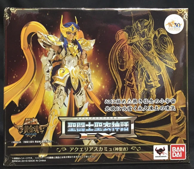 Bandai Saint Seiya Myth Cloth EX Masami Kurumada Aquarius Camus (God Cloth) / God Cross No copyright sticker