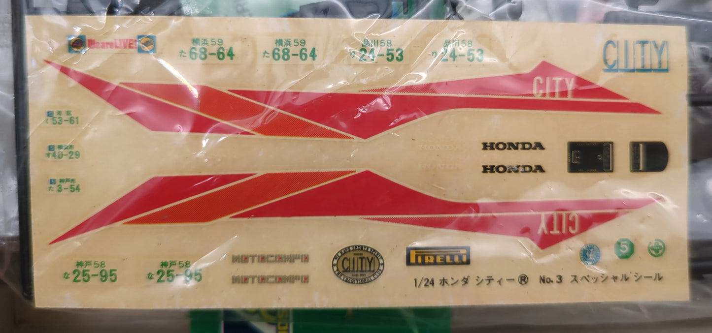 Aoshima Bunka Kyozaisha 1/24 Honda City Honda Live Vehicle City R Special/Honda City 3