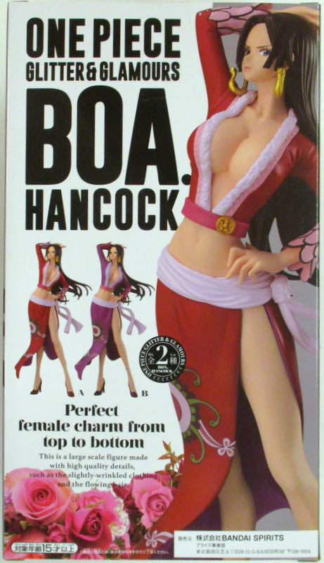 BANDAI SPIRITS GLITTER and GLAMOURS BOA HANCOCK Boa Hancock A/Red Dress