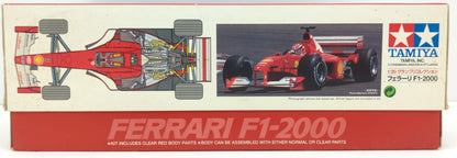 Tamiya 1/20 Grand Prix Collection Full View Ferrari F1-2000 Clear Red 20049
