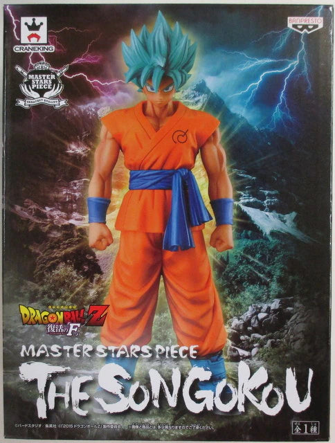 Banpresto MASTER STARS PIECE Dragon Ball Z Resurrection F Super Saiyan God Super Saiyan Son Goku