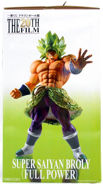 Bandai Spirits Ichiban Kuji Dragon Ball THE 20TH FILM Last One Prize Super Saiyan Broly Full Power Figure Last One ver.