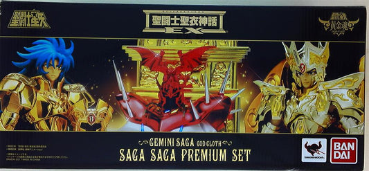 Bandai Saint Seiya Myth Cloth EX Gemini Saga (God Cloth) / No Correction Box - Saga Saga Premium set - No Correction