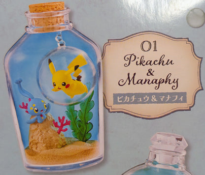 Re-Ment Pokemon AQUA BOTTLE collection ~Encounter at the Sparkling Waterside~ Pikachu and Manaphy 1