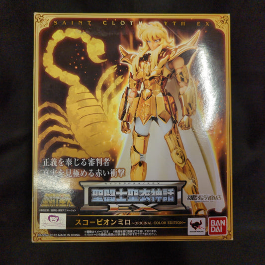 BANDAI Saint Seiya Myth Cloth EX Masami Kurumada Scorpion Milo / ORIGINAL COLOR EDITION / Tamashii Web Limited Edition
